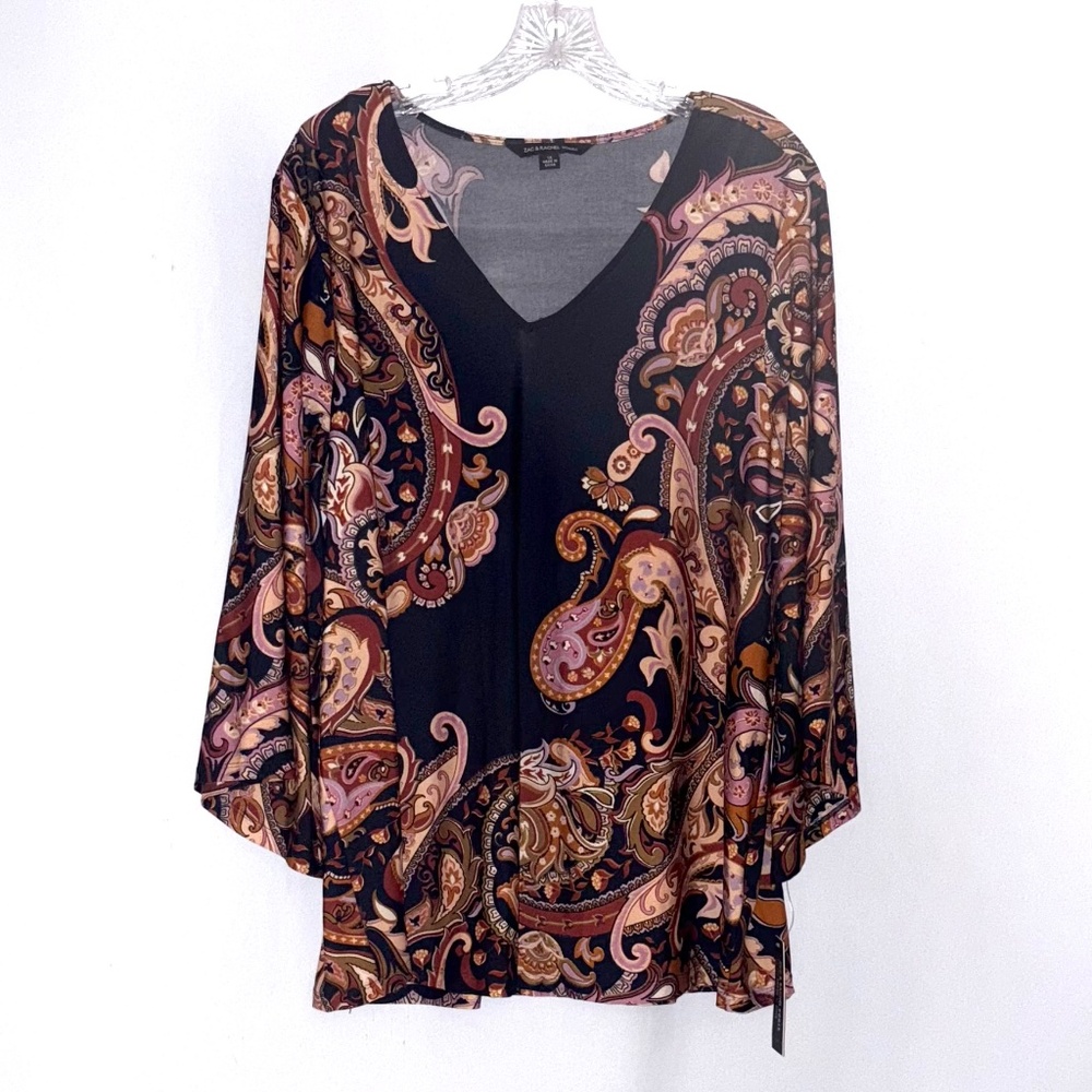 NWT Zac & Rachel 3/4 Sleeve Blouse